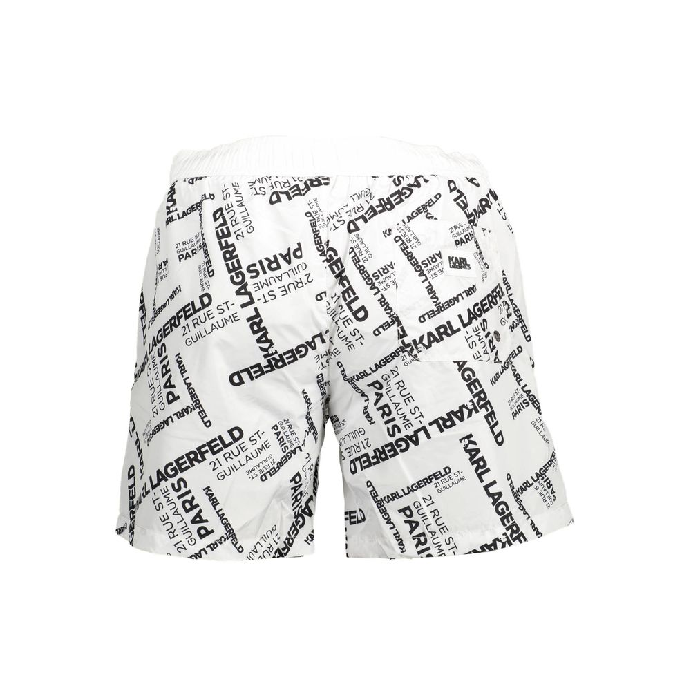 Vita badkläder i polyester
