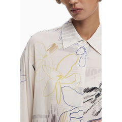 Desigual White Cotton Shirt