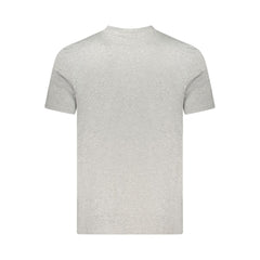 Napapijri Gray Cotton Men T-Shirt