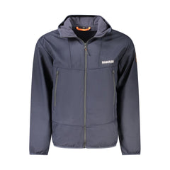 Napapijri Blue Polyester Men Jacket
