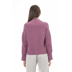 Alpha Studio Multicolor Merino Wool Women Cardigan