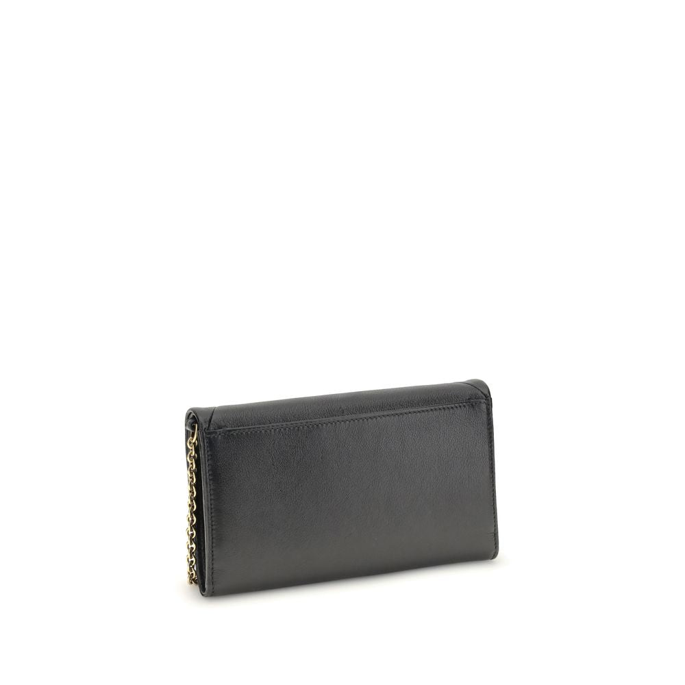 Chloé Black Calf Leather Bos Taurus Wallet