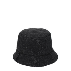 Palm Angels Black Cotton Bucket Hat