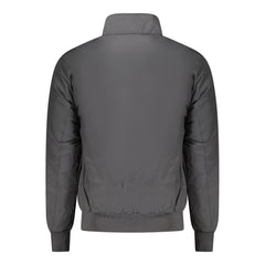 North Sails Black Polyester Men's Bomber Jacket