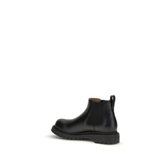 Givenchy Black Bull Skin Chelsea Boots