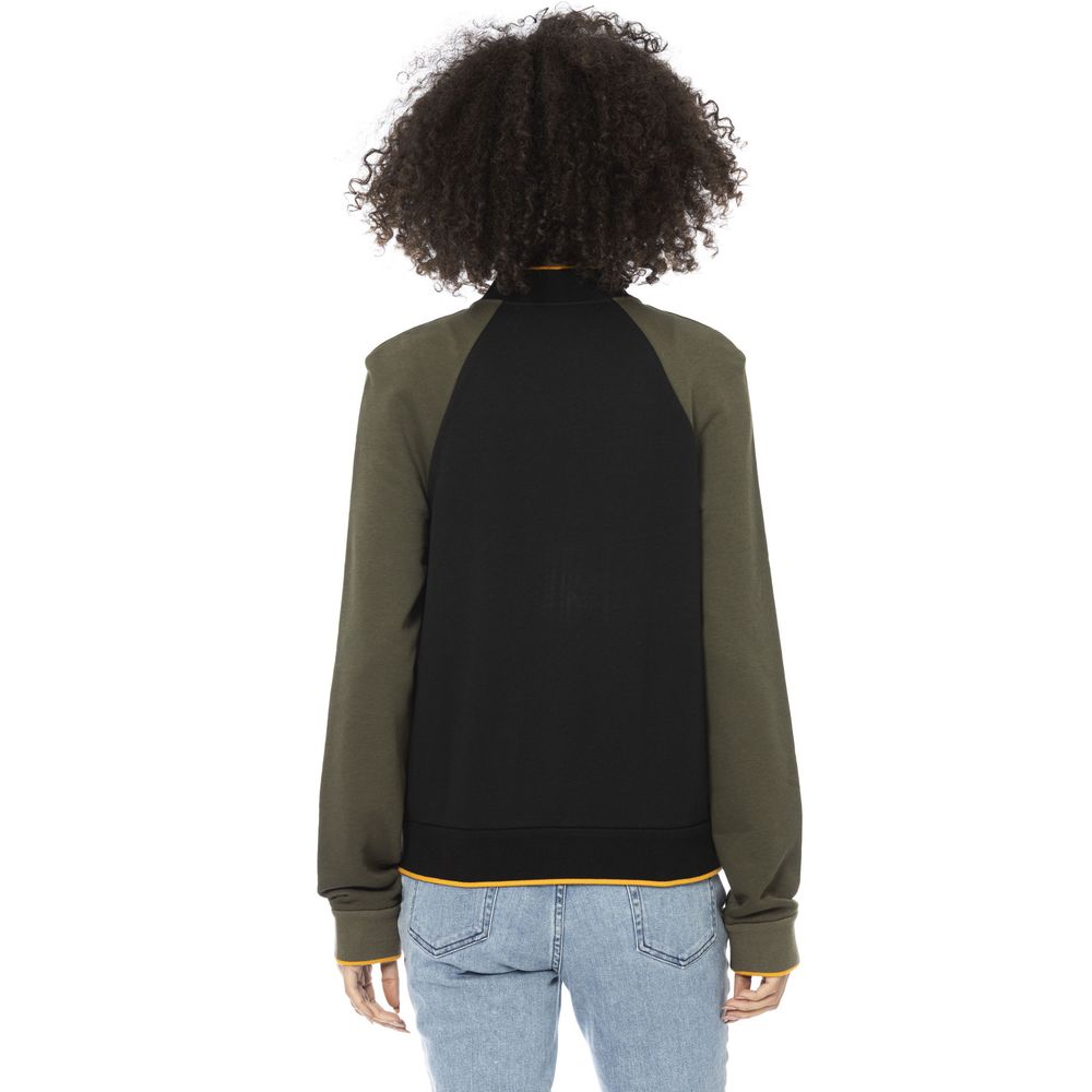 Black Cotton Sweatshirt