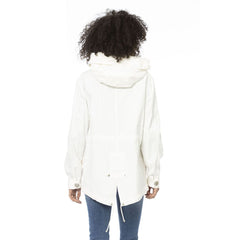 Mr&Mrs Italy White Cotton Women Parka