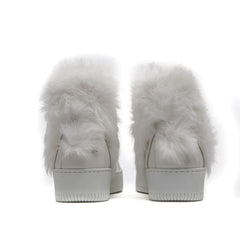 Mr&Mrs Italy White Cotton Women Sneaker