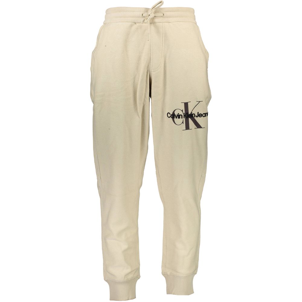 Beige bomullsbyxor