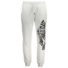 Cavalli Class White Cotton Pant