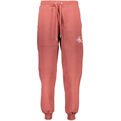 Calvin Klein Red Cotton Pant