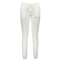 Cavalli Class White Cotton Pant