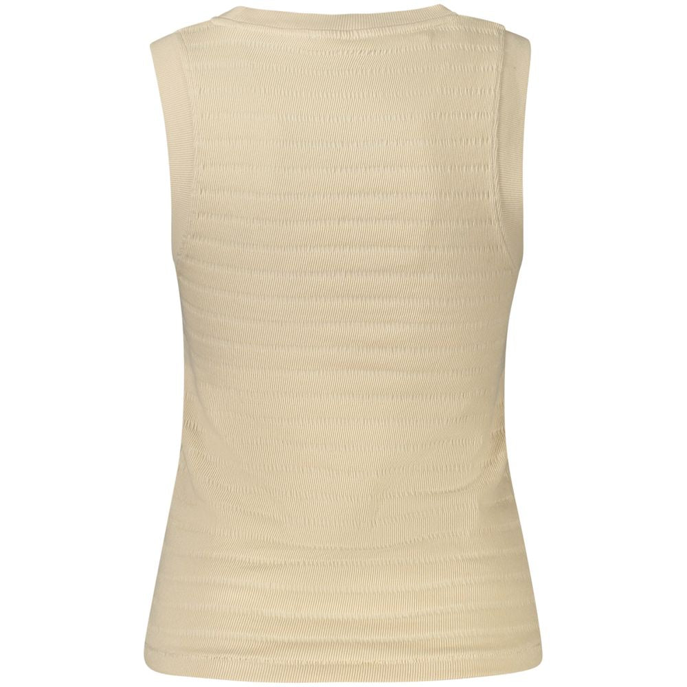Beige bomullstopp