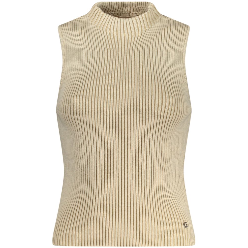 Beige bomullstopp