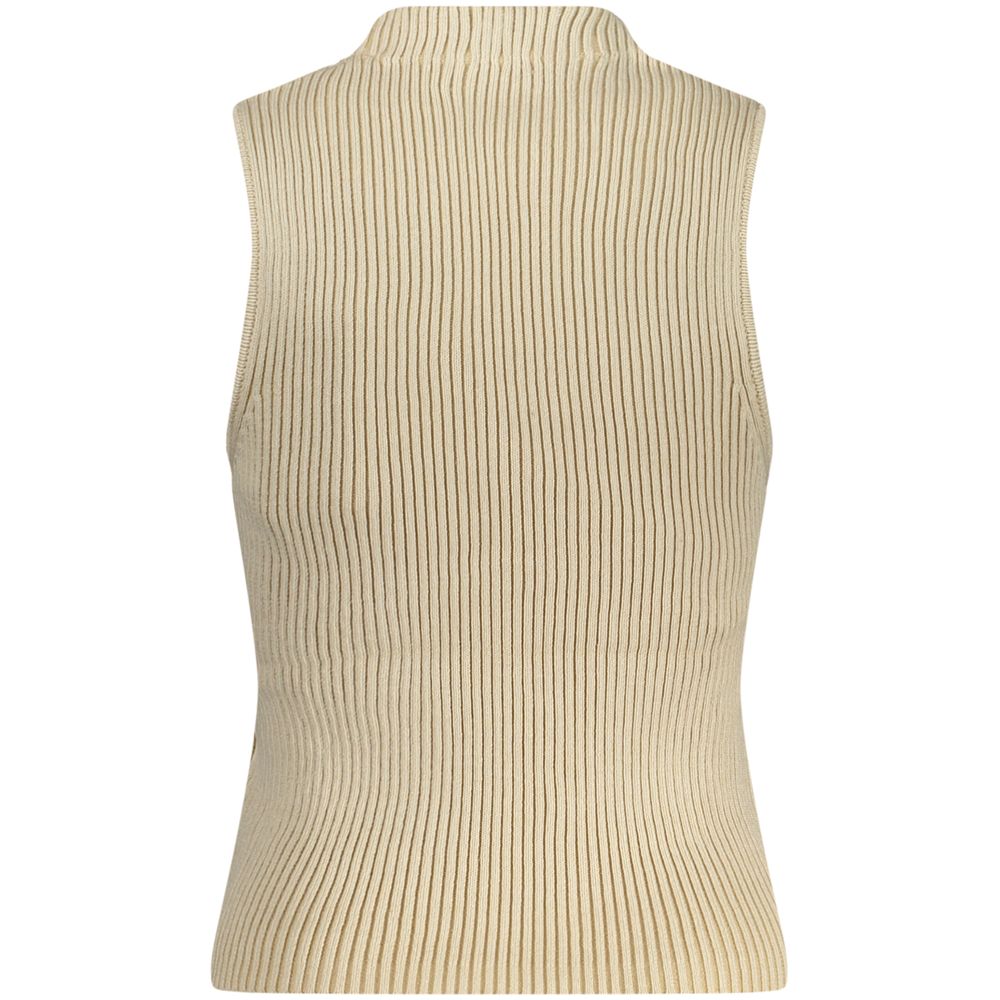 Beige bomullstopp
