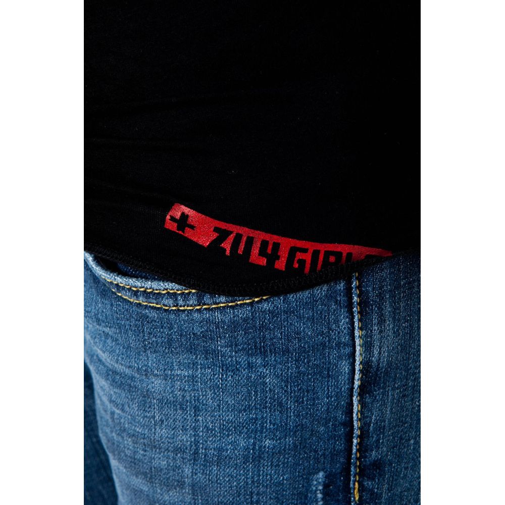 Svart Lycra-linne