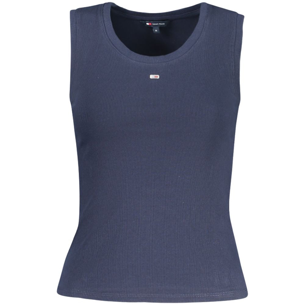 Blue Cotton Tank Top