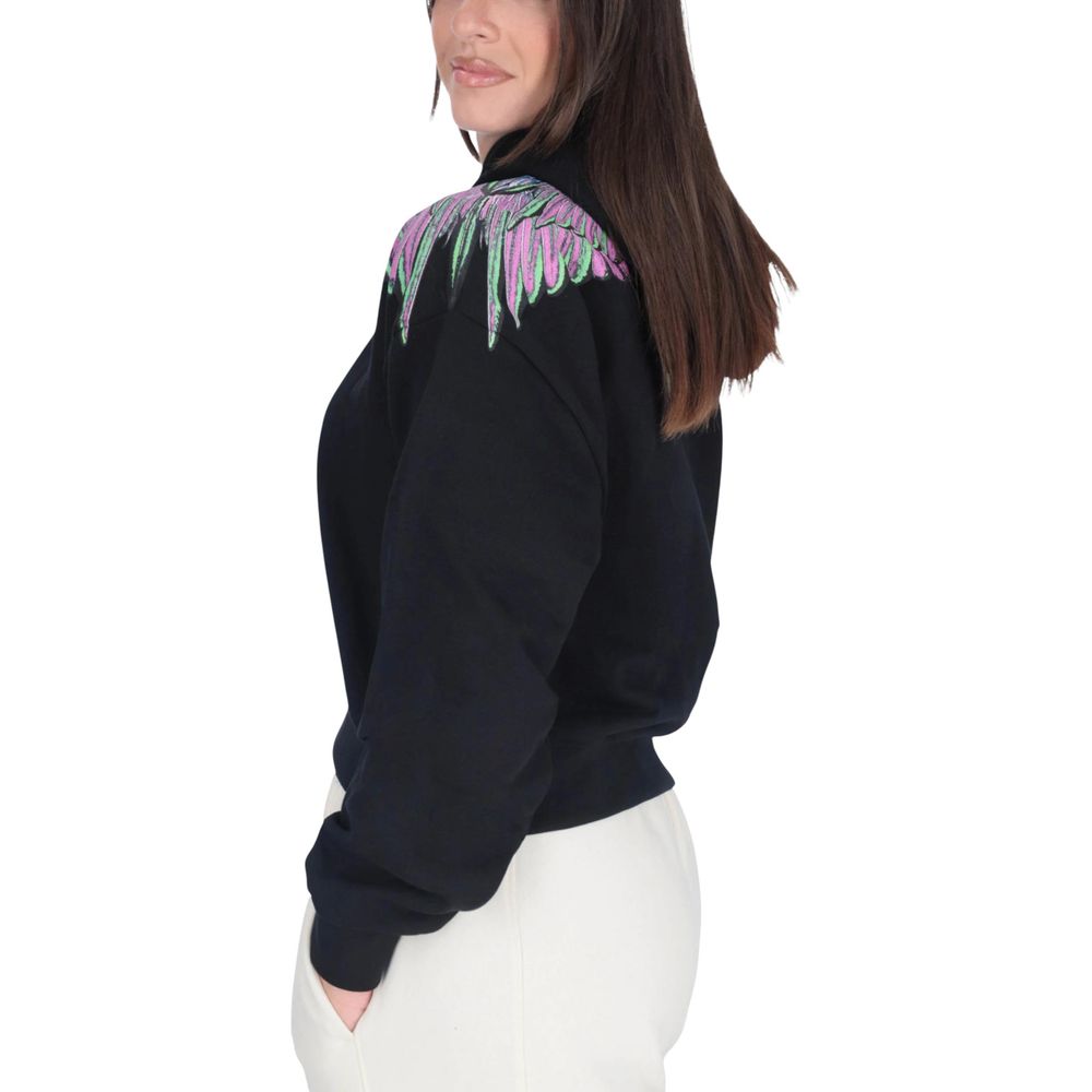 Black Cotton Hoody