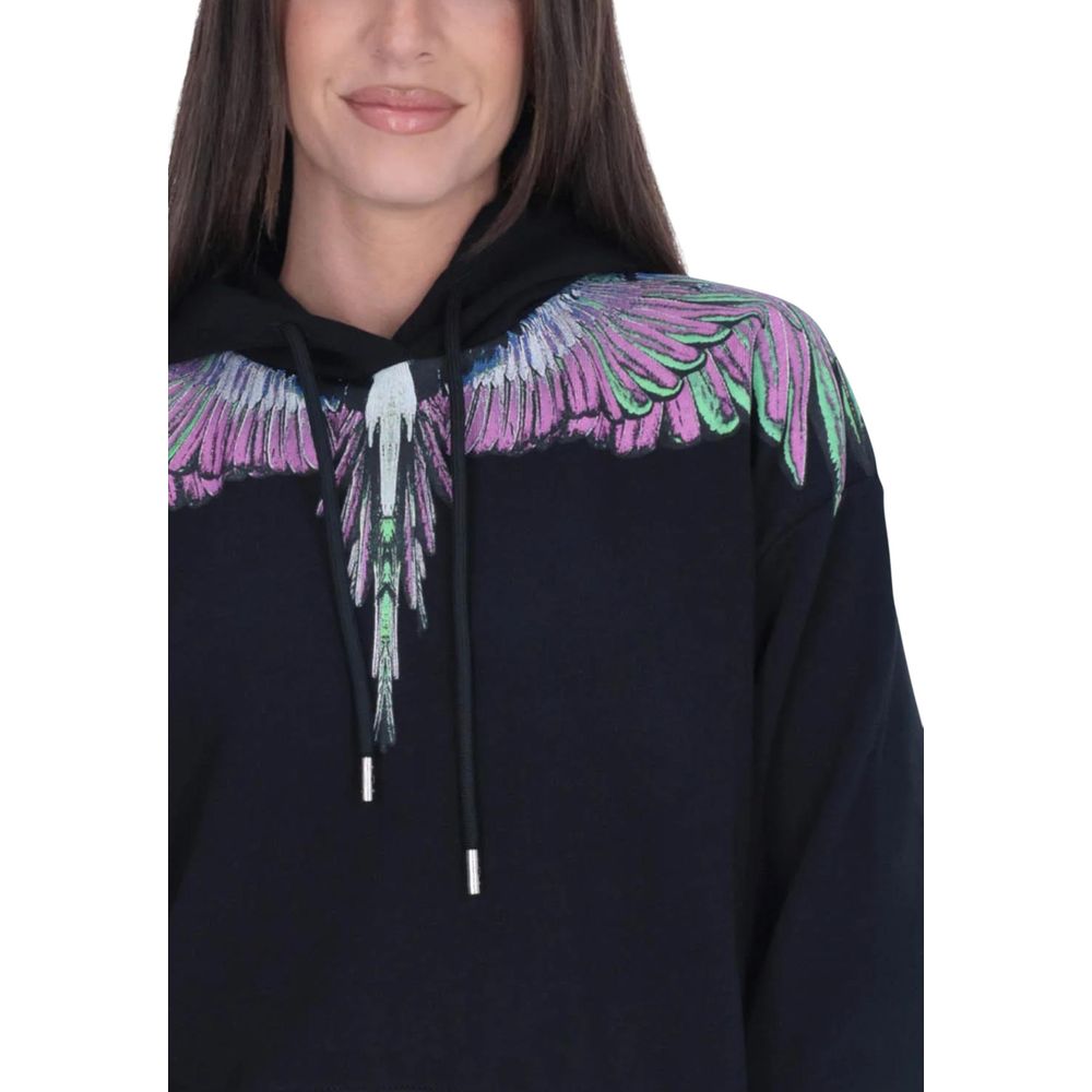 Black Cotton Hoody