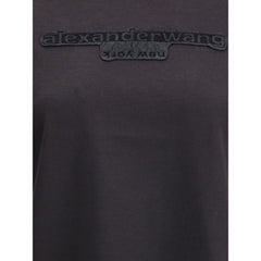 Alexander Wang Gray Cotton T-Shirt