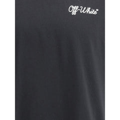 Off-White Black Cotton T-Shirt