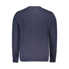 North Sails Blue Cotton Men Sweatshirt