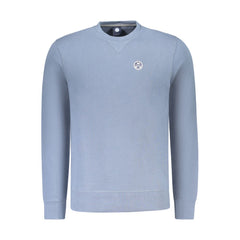 North Sails Blue Cotton Men Sweatshirt