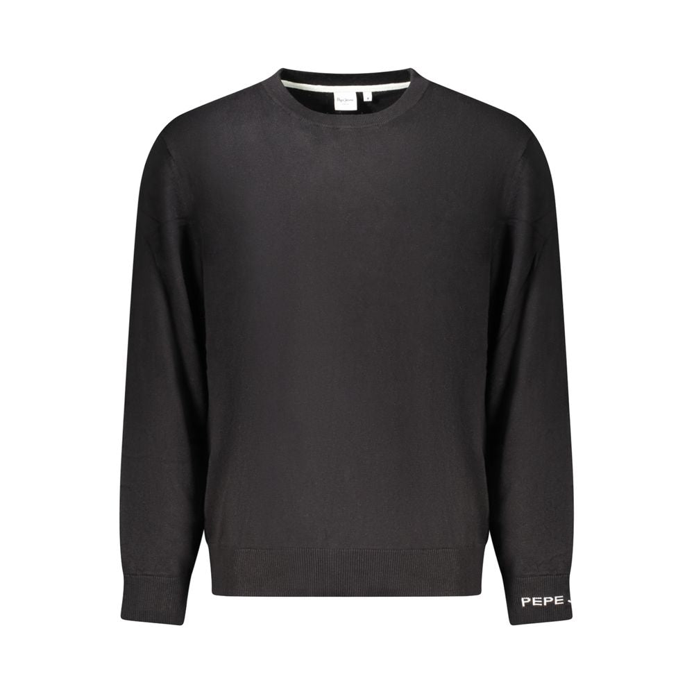 Pepe Jeans Black Cotton Men Sweater