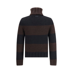 Dolce & Gabbana Brown Wool Turtleneck