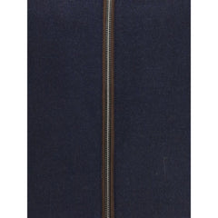 MooRER Blue Cashmere Bomber