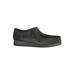 Clarks Black Leather Men Sneaker