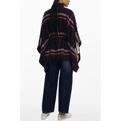 Desigual Black Polyester Women Poncho