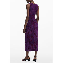 Desigual Purple Polyester Women Dress