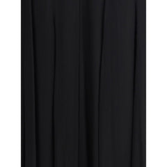 Chloé Black Silk Long Skirt