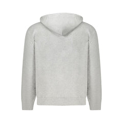 Calvin Klein Gray Cotton Mens Hooded Sweater
