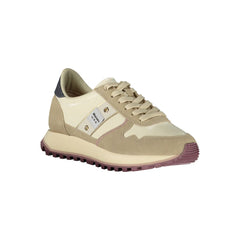 Blauer Beige Leather Women Sneaker