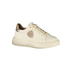 Blauer Beige Leather Women Sneaker