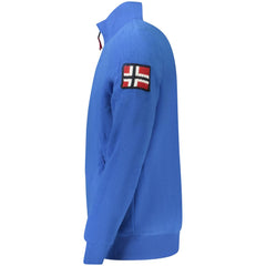 Norway 1963 Blue Polyester Men Sweater