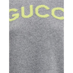 Gucci Gray Wool Sweatshirt