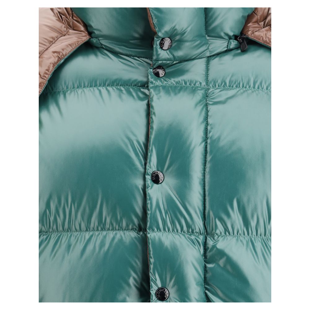 Moncler Green Polyamide Coat