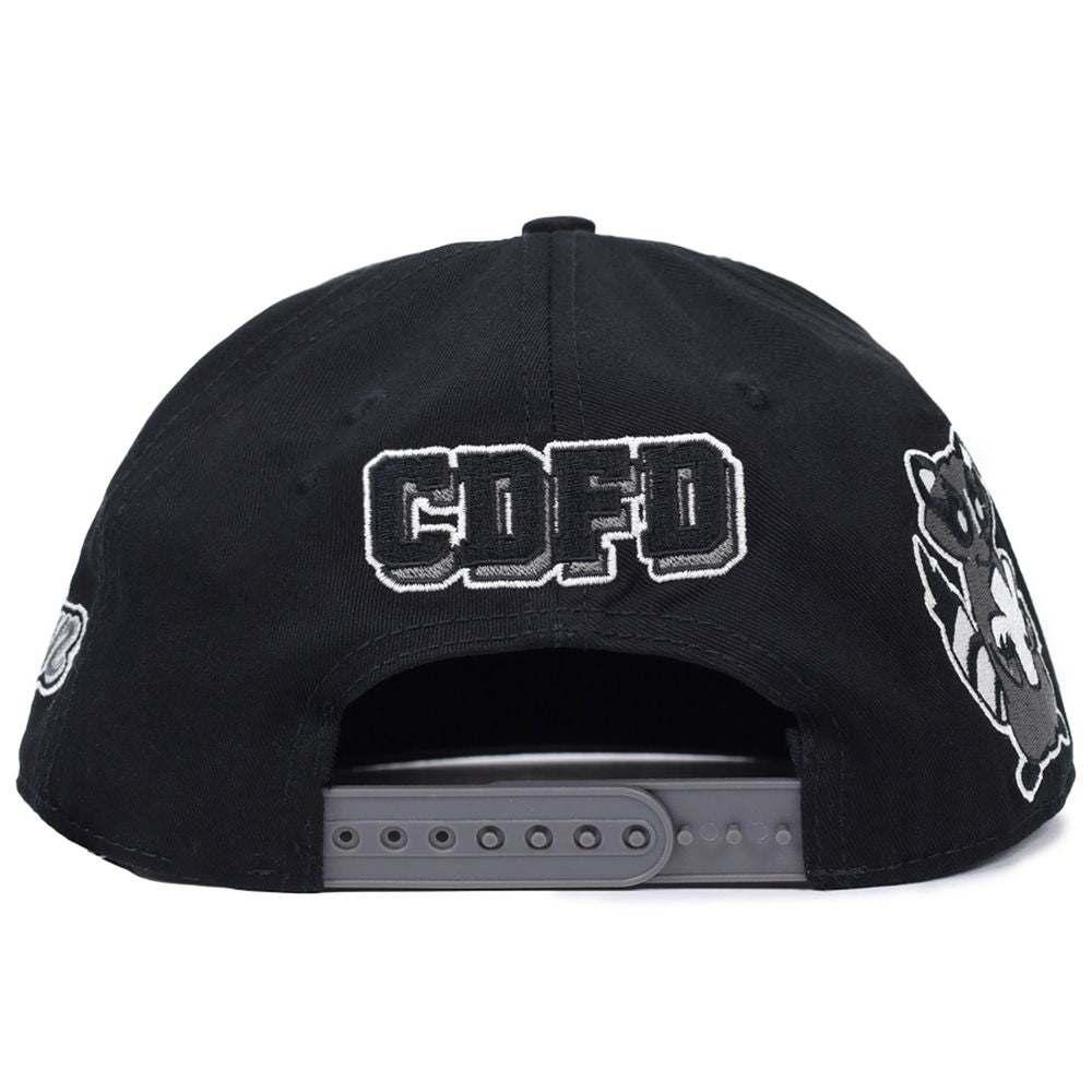 Comme Des Fuckdown Black Cotton Men's Cap