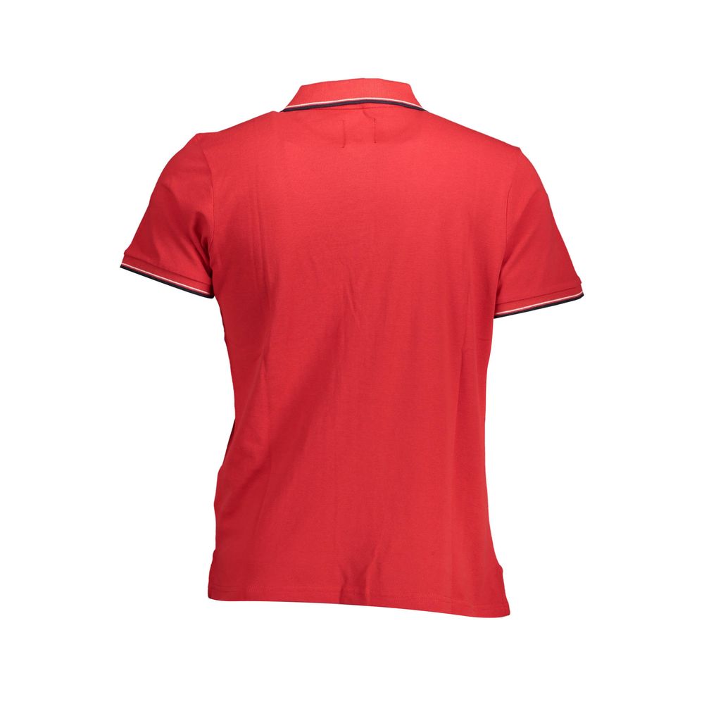 Gianmarco Venturi Red Cotton Polo Shirt
