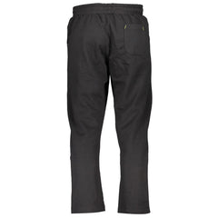 Gianmarco Venturi Black Cotton Men's Sweatpant