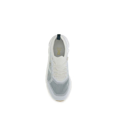 ON White Polyester Athletic Sneakers