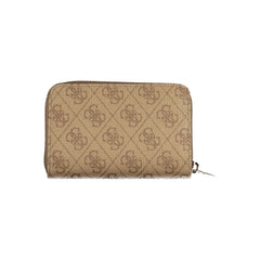 Guess Jeans Beige Polyethylene Wallet