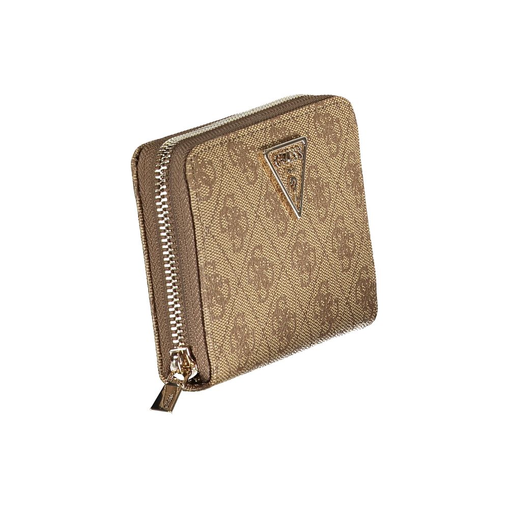 Guess Jeans Beige Polyethylene Wallet