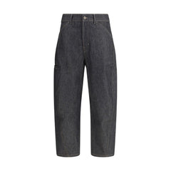 Lemaire Blue Cotton Straight-Leg Jeans