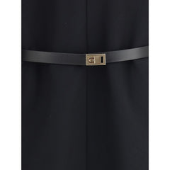 Ferragamo Black Viscose Casual Dress