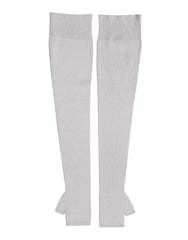 Dolce & Gabbana Gray Virgin Wool Knitted Fingerless Men Gloves