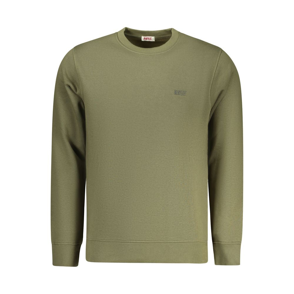 Rifle Green Cotton Men Sweater